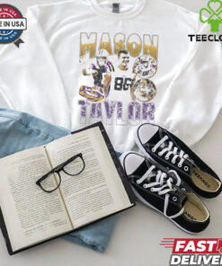 Mason Taylor LSU Tigers 90s Retro Graphic Players t shirt
