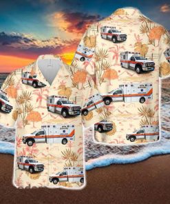 Massachusetts Harvard Ambulance Service Hawaiian Shirt Men And Women Gift Floral Beach