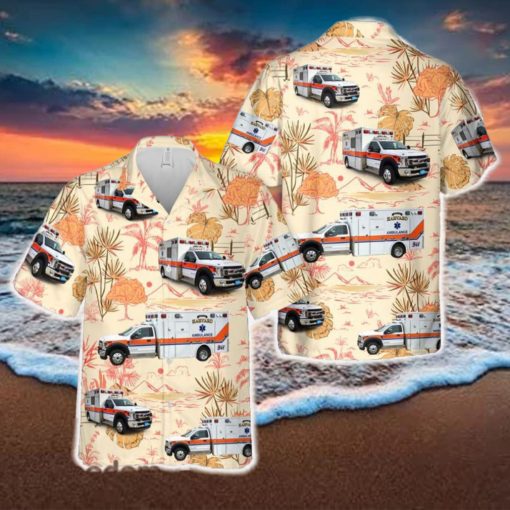 Massachusetts Harvard Ambulance Service Hawaiian Shirt Men And Women Gift Floral Beach