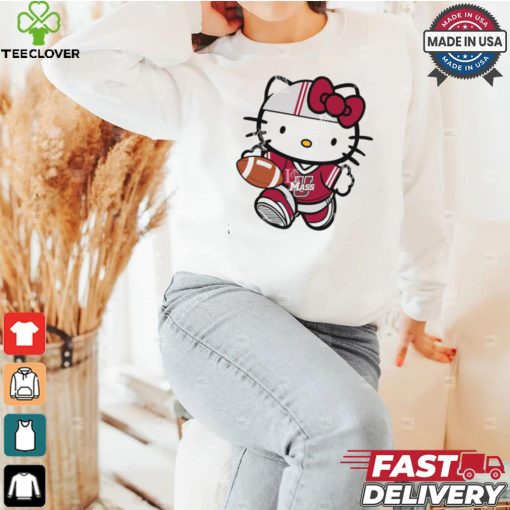 Massachusetts Minutemen Cute Hello Kitty Football shirt