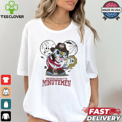 Massachusetts Minutemen Stitch Freddy Krueger Halloween Shirt