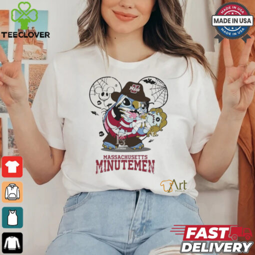 Massachusetts Minutemen Stitch Freddy Krueger Halloween Shirt