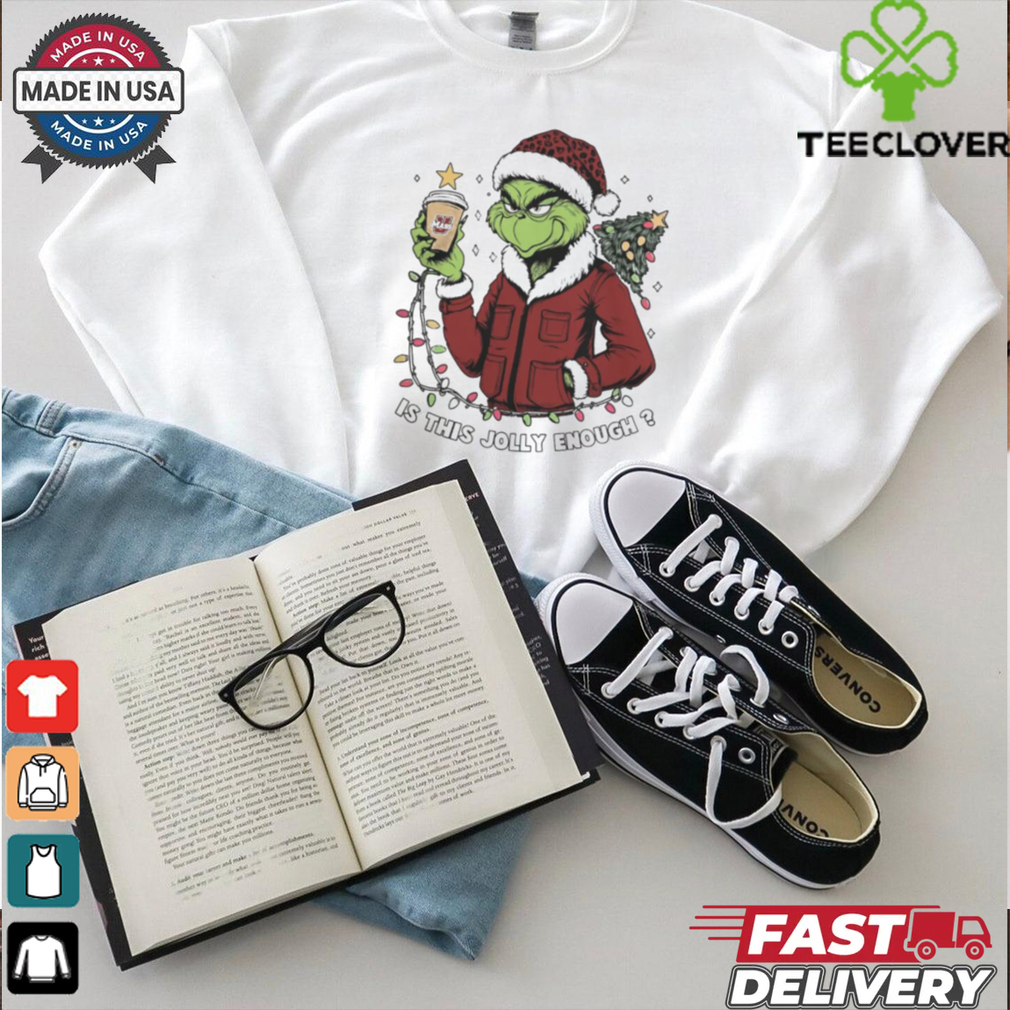 Massachusetts Minutemen x Santa Grinch Is This Jolly Enough Merry Christmas Shirt Massachusetts Minutemen x Santa Grinch Is This Jolly Enough Merry Christmas Shirt