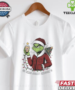 Massachusetts Minutemen x Santa Grinch Is This Jolly Enough Merry Christmas Shirt