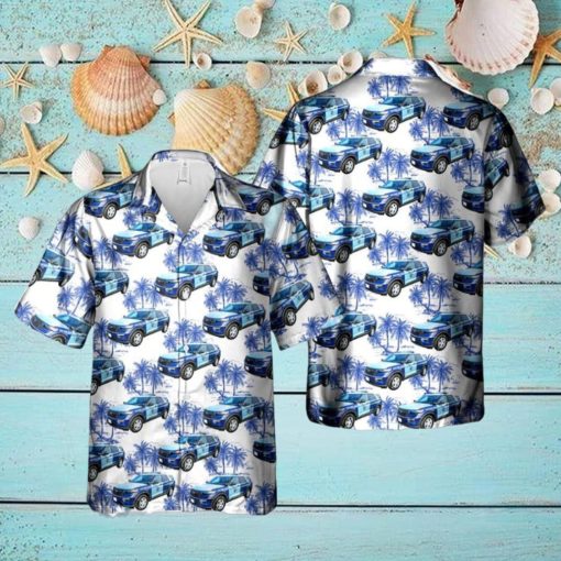 Massachusetts State Police MSP Ford Police Interceptor Utility Hawaiian Shirt Men And Women Gift Floral Beach