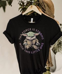 Master Yoda yoga the force is strong with this little one shirt