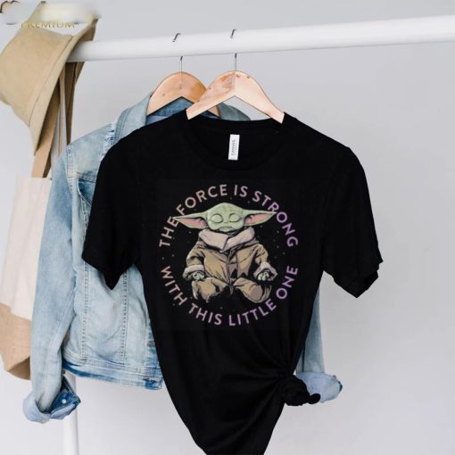 Master Yoda yoga the force is strong with this little one hoodie, sweater, longsleeve, shirt v-neck, t-shirt