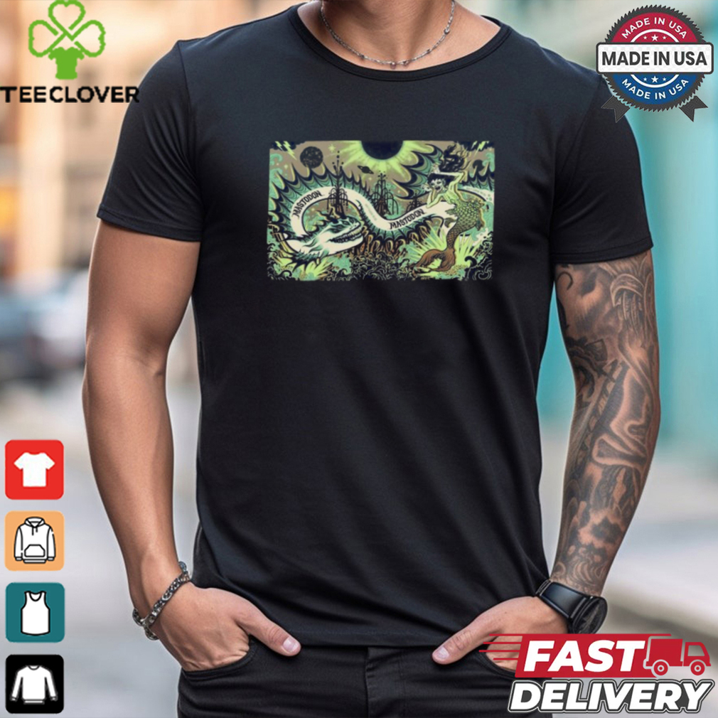 Mastodon Ashes Of Leviathan Tour 2024 Event T shirt Mastodon Ashes Of Leviathan Tour 2024 Event T shirt