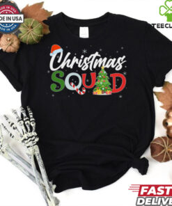 Matching Family Christmas Squad Performance Sprint T Shirt