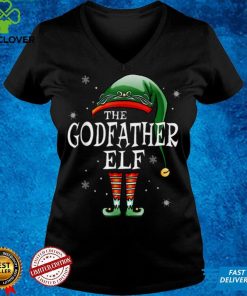 Matching Family Funny The Godfather Elf Christmas T Shirt