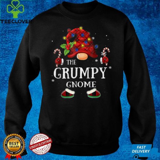 Matching Family Funny The Grumpy Gnome Christmas Group T Shirt