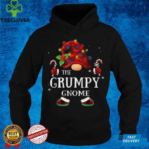 Matching Family Funny The Grumpy Gnome Christmas Group T Shirt