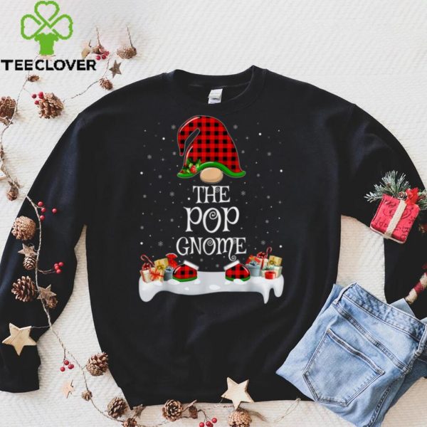 Matching Red Buffalo Plaid The Pop Gnome Christmas T Shirt