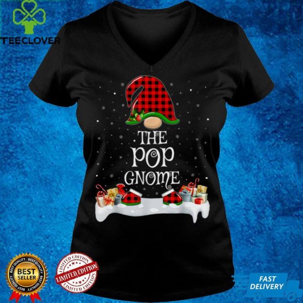 Matching Red Buffalo Plaid The Pop Gnome Christmas T Shirt