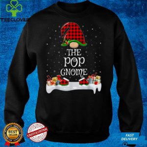 Matching Red Buffalo Plaid The Pop Gnome Christmas T Shirt