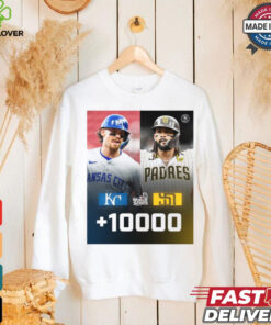 Matchup Kansas City Royals vs San Diego Padres World Series MLB 2024 Poster t shirt 1 Matchup Kansas City Royals vs San Diego Padres World Series MLB 2024 Poster t shirt