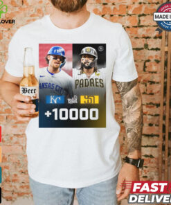 Matchup Kansas City Royals vs San Diego Padres World Series MLB 2024 Poster t shirt 2 Matchup Kansas City Royals vs San Diego Padres World Series MLB 2024 Poster t shirt