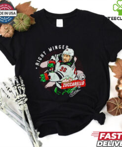 Mats Zuccarello 36 player Minnesota Wild hockey right winger signature shirt