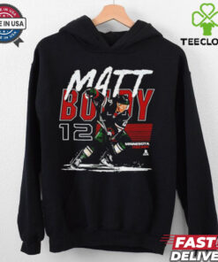 Matt Boldy Minnesota Wild player name retro shirt