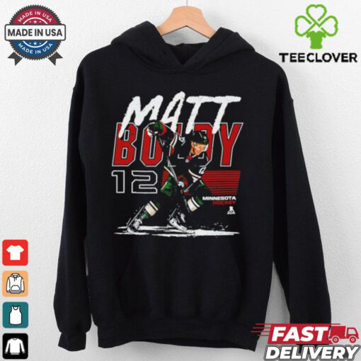 Matt Boldy Minnesota Wild player name retro shirt