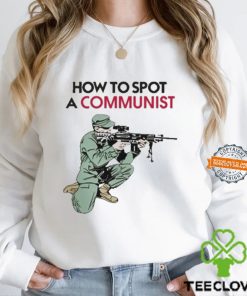 Matt Maddock Wearing How To Spot A Communist Shirt