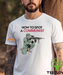 Matt Maddock Wearing How To Spot A Communist Shirt