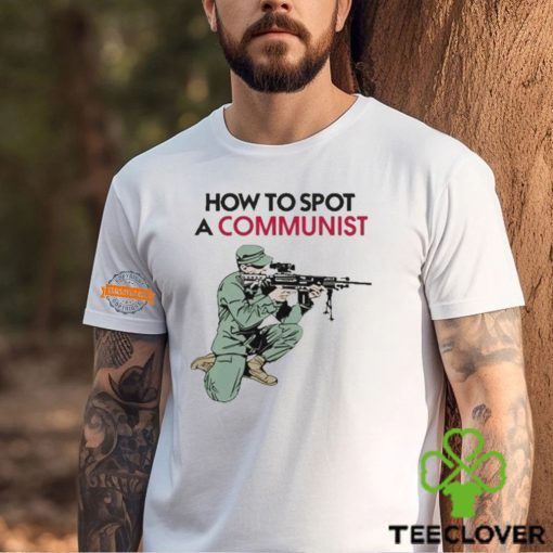 Matt Maddock Wearing How To Spot A Communist Shirt