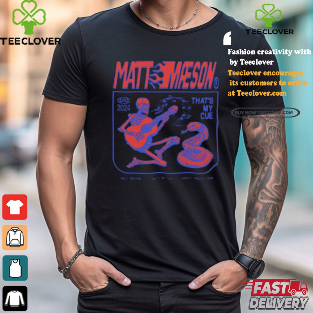 Matt Maeson That’s My Cue Red Skeleton Shirt Matt Maeson That’s My Cue Red Skeleton Shirt