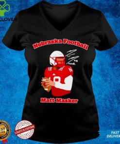 Matt Masker Nebraska football signature shirt 1 Matt Masker Nebraska football signature shirt