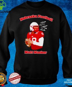 Matt Masker Nebraska football signature shirt 2 Matt Masker Nebraska football signature shirt