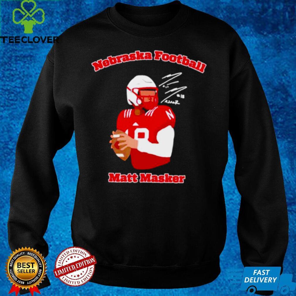 Matt Masker Nebraska football signature shirt Matt Masker Nebraska football signature shirt