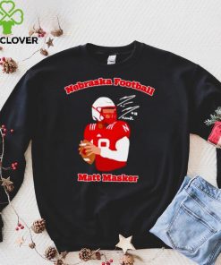 Matt Masker Nebraska football signature shirt 3 Matt Masker Nebraska football signature shirt