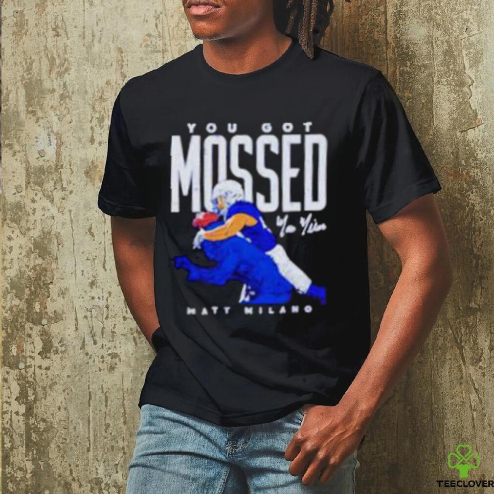 Matt Milano Buffalo You Got Mossed Football Shirt - Peanutstee