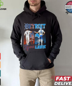 Matt Vierling Detroit Tigers X Jared Goff Detroit Lions Signatures Shirt