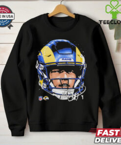 Matthew Stafford Los Angeles Rams NFL football big face signature graphic shirt
