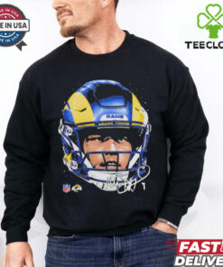 Matthew Stafford Los Angeles Rams NFL football big face signature graphic shirt