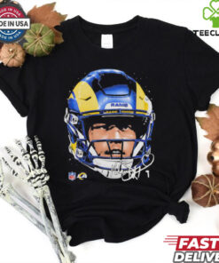 Matthew Stafford Los Angeles Rams NFL football big face signature graphic shirt