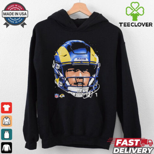 Matthew Stafford Los Angeles Rams NFL football big face signature graphic shirt