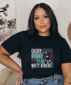 Matty Beniers Seattle Kraken 2023 Calder Trophy Winner T Shirt