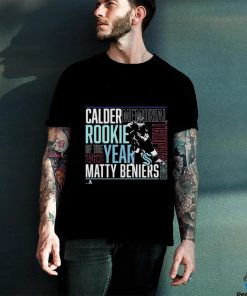 Matty Beniers Seattle Kraken 2023 Calder Trophy Winner T Shirt