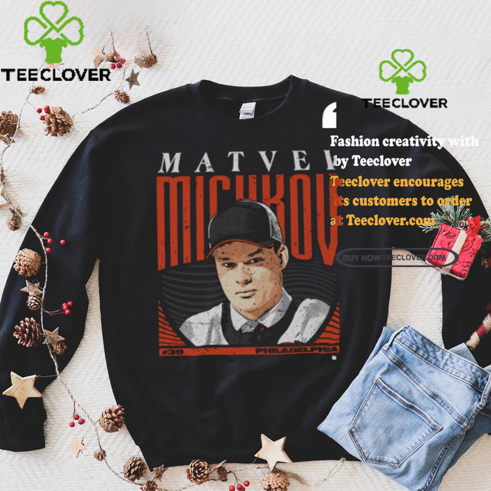 Matvei Michkov Philadelphia Draft Shirt Matvei Michkov Philadelphia Draft Shirt