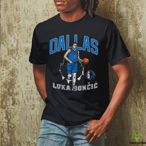 Mavs Luka Doncic Bustin' Through hoodie, sweater, longsleeve, shirt v-neck, t-shirt