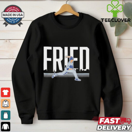 Max Fried New York Yankees Baseball skyline shirt