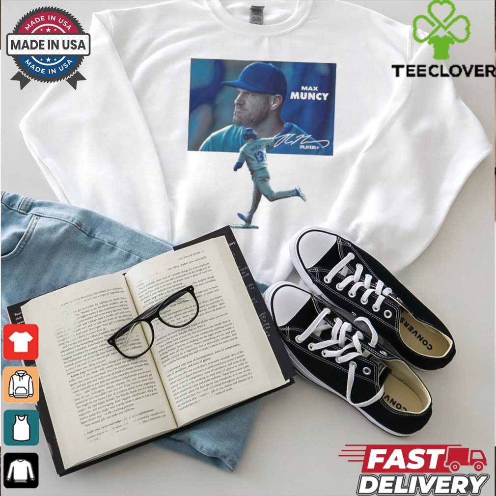 Max Muncy Los Angeles Dodgers Players Photo MLB T shirts Max Muncy Los Angeles Dodgers Players Photo MLB T shirts