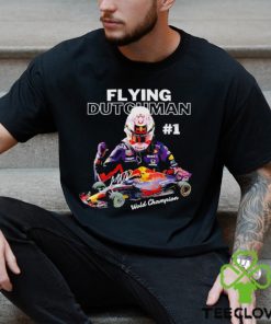 Max Verstappen 1 Flying Dutchman Wold Champions signature shirt