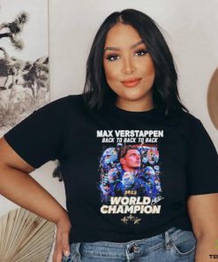 Max Verstappen Back To Back To Back 2023 World Champion T Shirt