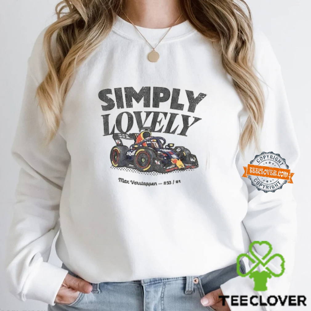 Max Verstappen F1 'Simply Lovely' Vintage Style Unisex T shirt Max Verstappen F1 'Simply Lovely' Vintage Style Unisex T shirt
