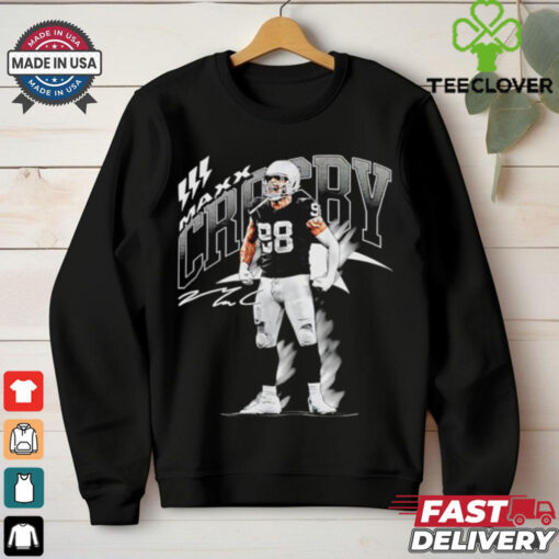 Maxx Crosby Las Vegas Raiders Football signature shirt