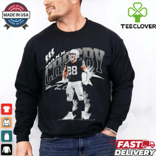 Maxx Crosby Las Vegas Raiders Football signature shirt