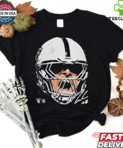 Maxx Crosby Las Vegas Raiders NFL football big face signature graphic shirt